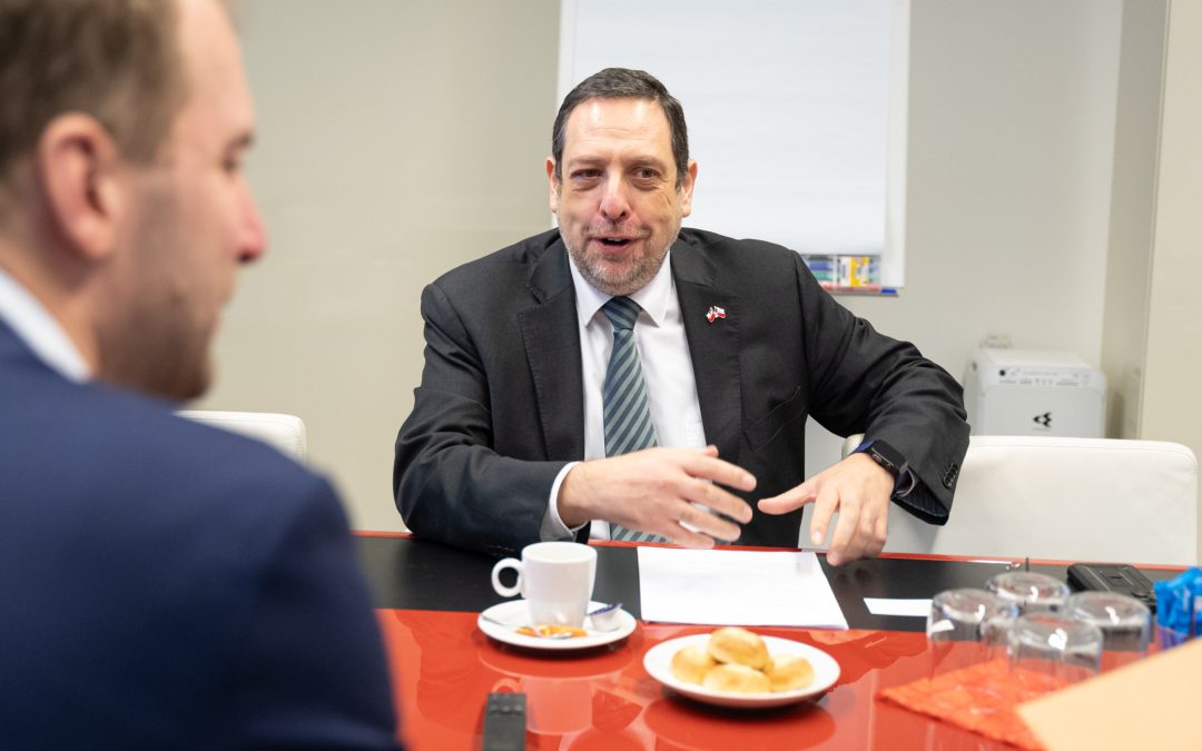 Chilský velvyslanec jednal na UTB o rozšíření univerzitní spolupráce